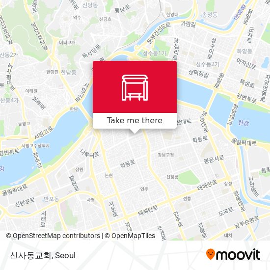 신사동교회 map