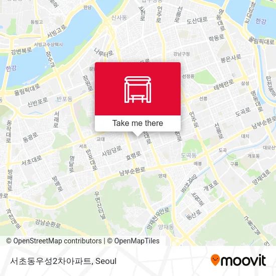 서초동우성2차아파트 map