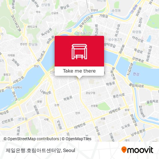 제일은행.호림아트센터앞 map