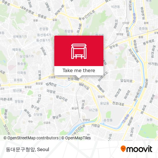 동대문구청앞 map