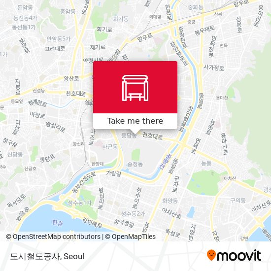 도시철도공사 map
