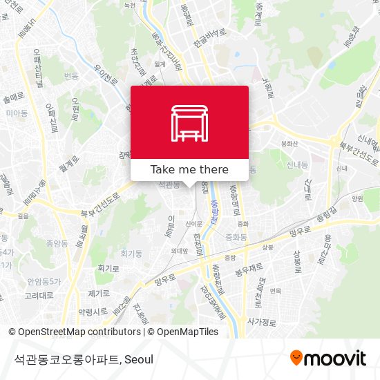 석관동코오롱아파트 map