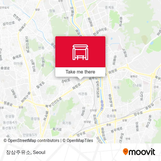 장삼주유소 map