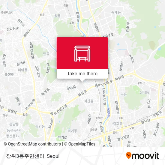 장위3동주민센터 map