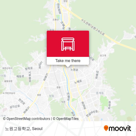 노원고등학교 map
