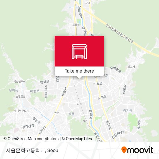 서울문화고등학교 map
