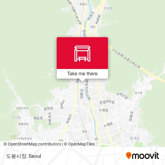 도봉시장 map