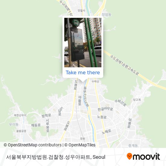 서울북부지방법원.검찰청.성우아파트 map