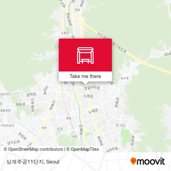 상계주공11단지 map