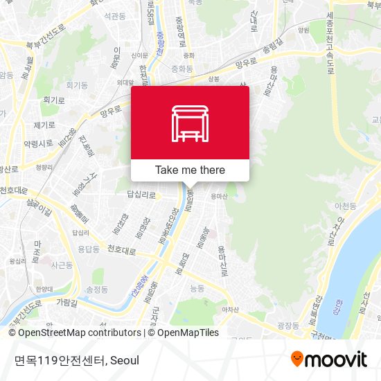 면목119안전센터 map