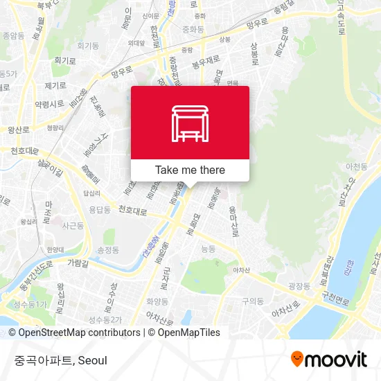 중곡아파트 map