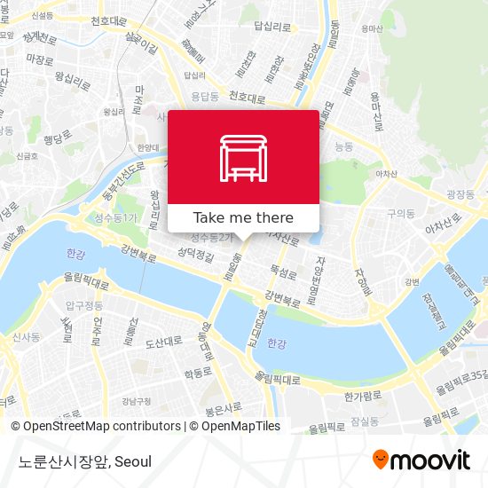 노룬산시장앞 map