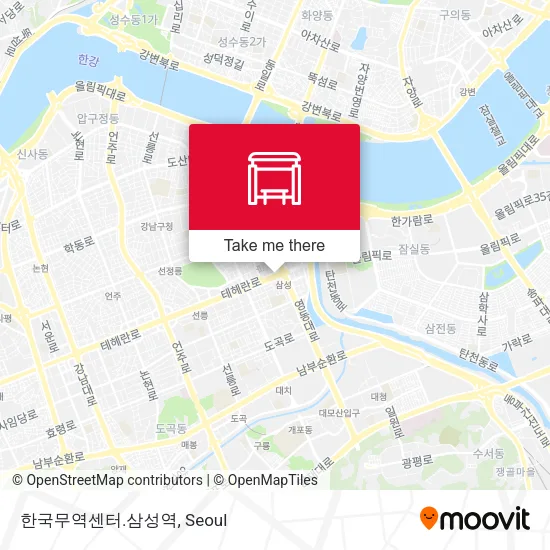 한국무역센터.삼성역 map
