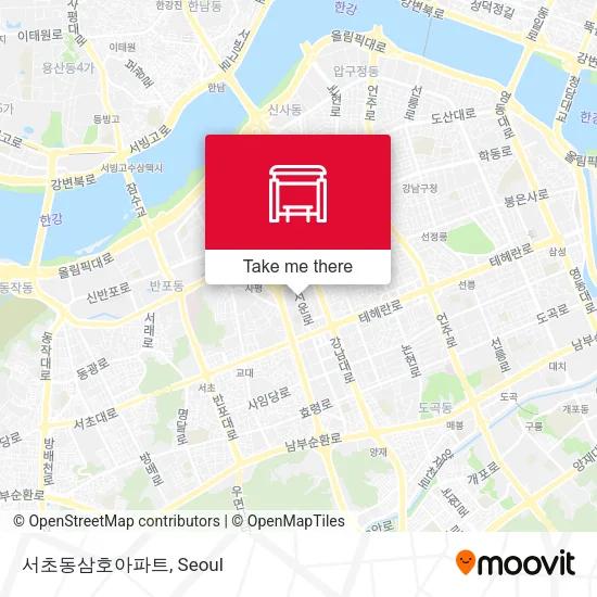 서초동삼호아파트 map
