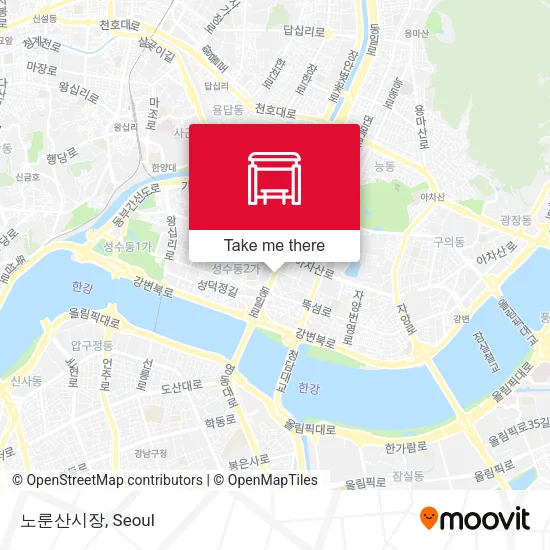 노룬산시장 map