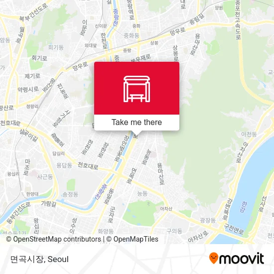 면곡시장 map