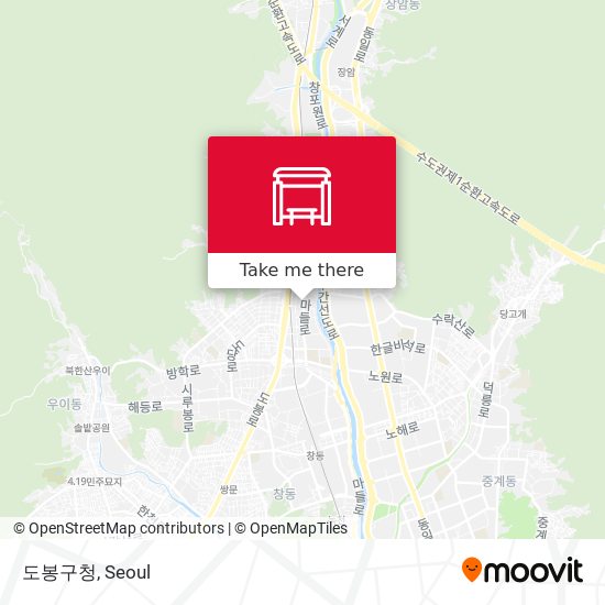 도봉구청 map