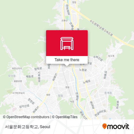 서울문화고등학교 map