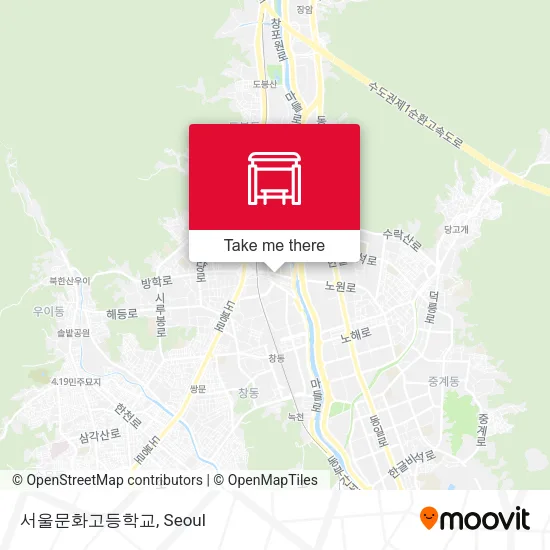 서울문화고등학교 map