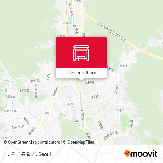 노원고등학교 map