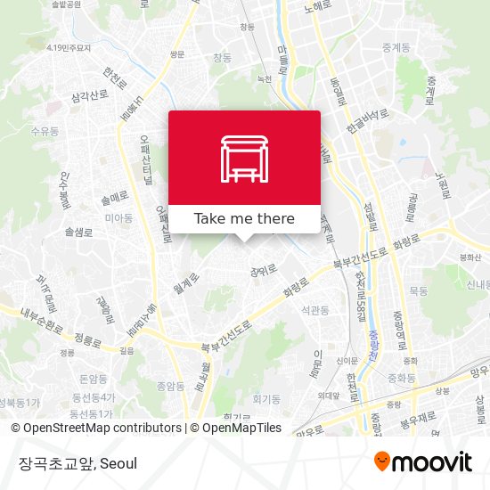 장곡초교앞 map