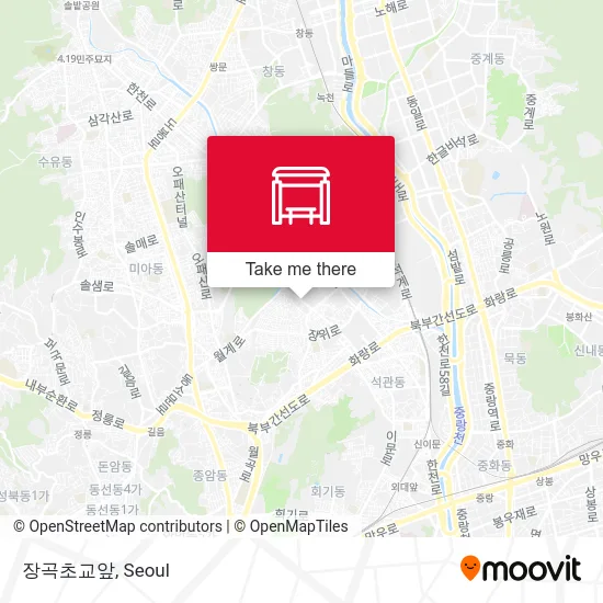 장곡초교앞 map