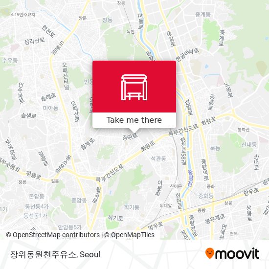 장위동원천주유소 map