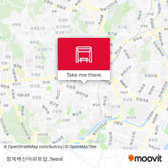 청계벽산아파트앞 map