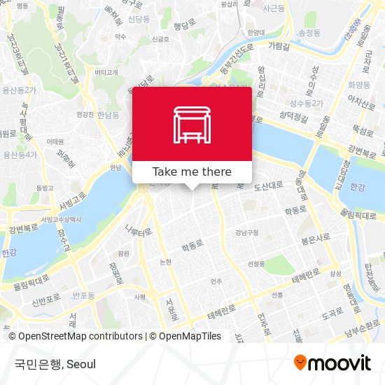 국민은행 map