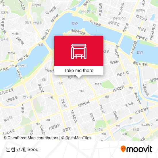 논현고개 map