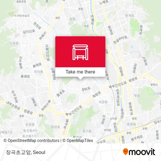 장곡초교앞 map