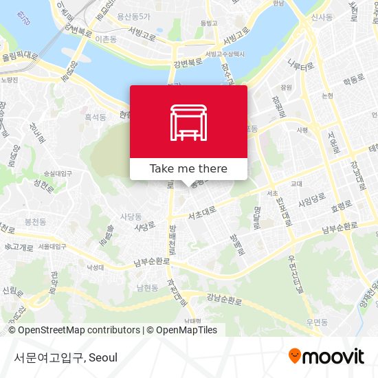 서문여고입구 map