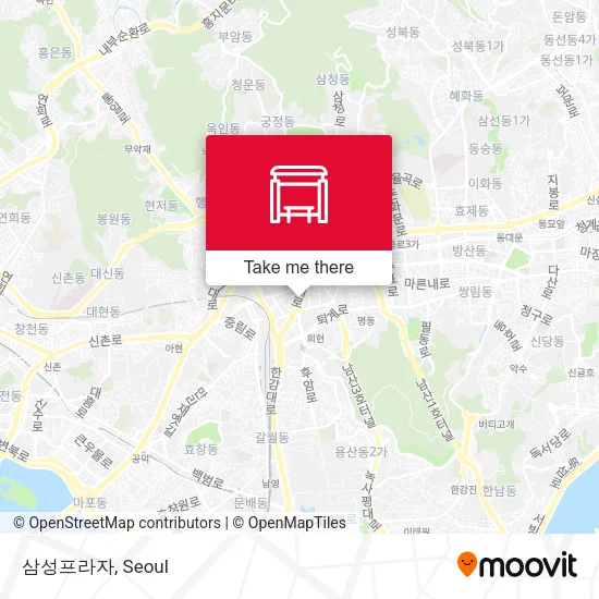 삼성프라자 map