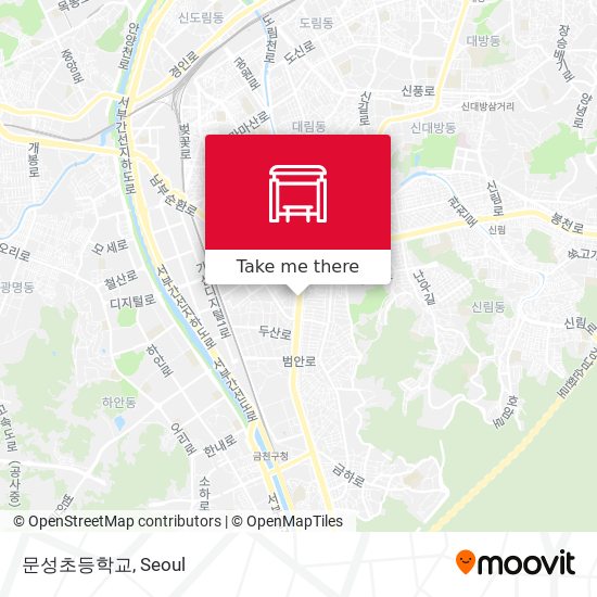 문성초등학교 map