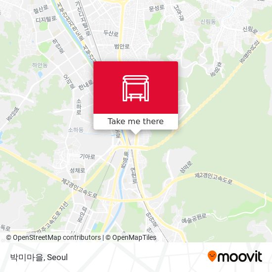 박미마을 map