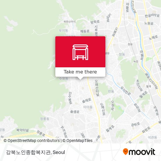 강북노인종합복지관 map