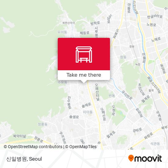 신일병원 map