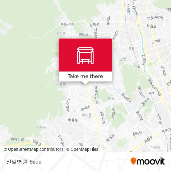 신일병원 map