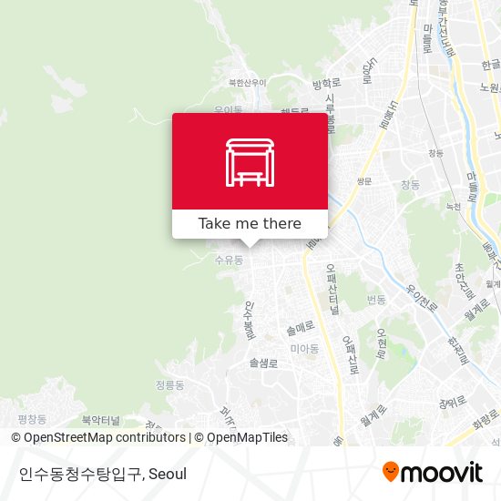 인수동청수탕입구 map