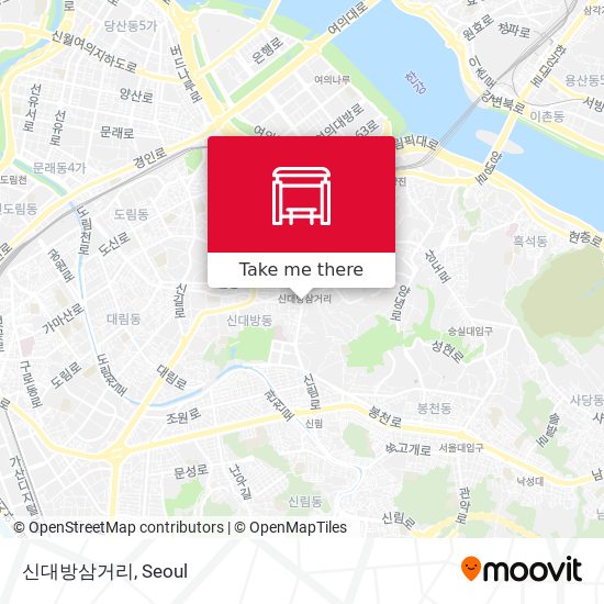 신대방삼거리 map