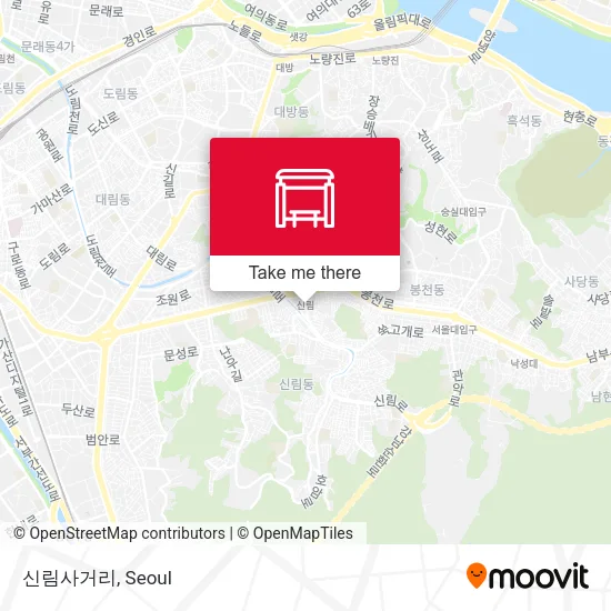 신림사거리 map