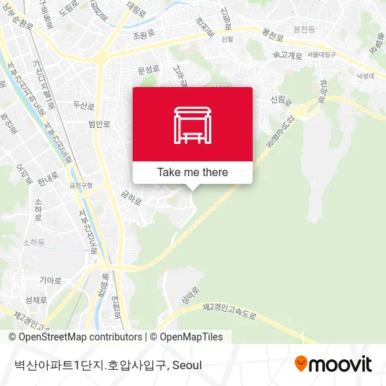 벽산아파트1단지.호압사입구 map