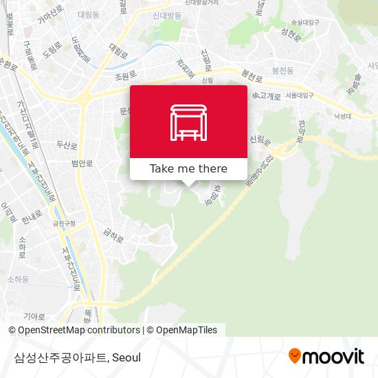 삼성산주공아파트 map