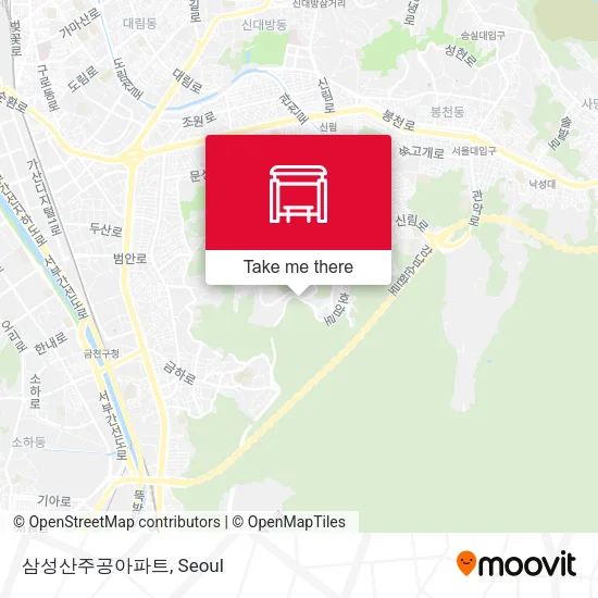 삼성산주공아파트 map