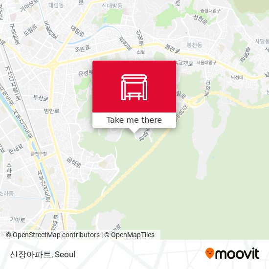 산장아파트 map