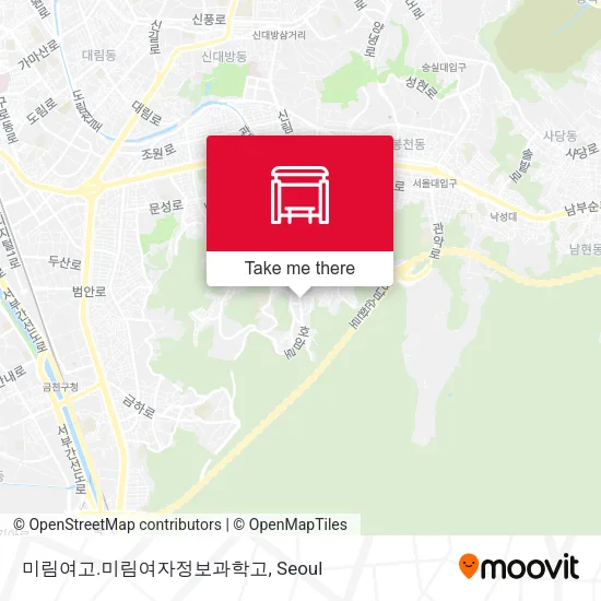 미림여고.미림여자정보과학고 map