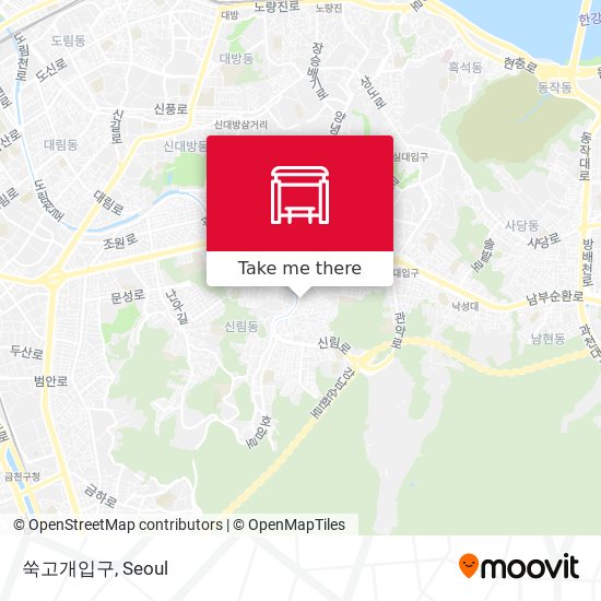 쑥고개입구 map