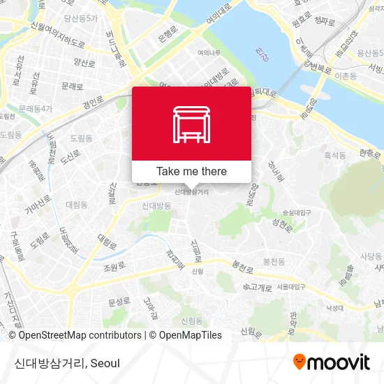 신대방삼거리 map