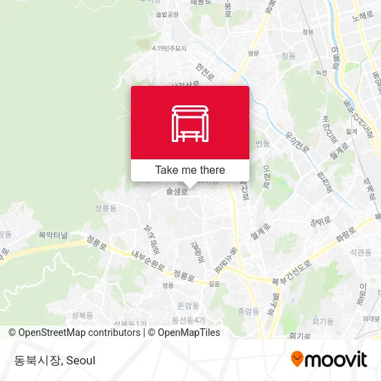 동북시장 map