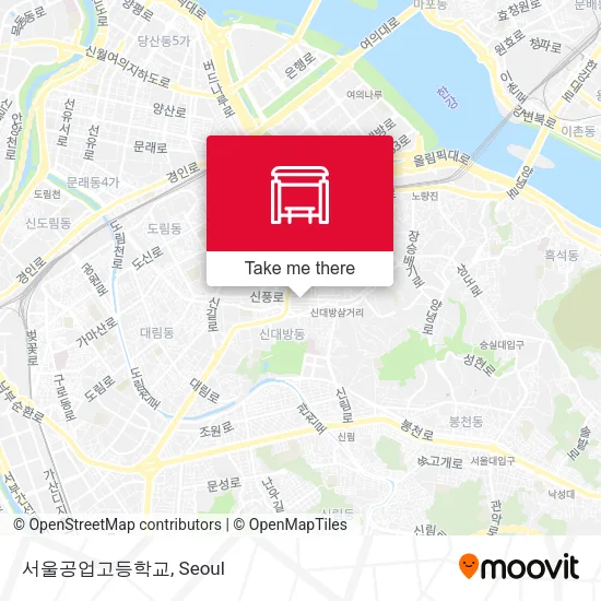 서울공업고등학교 map